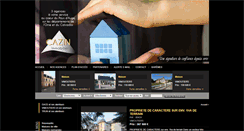 Desktop Screenshot of cazin-immobilier.com